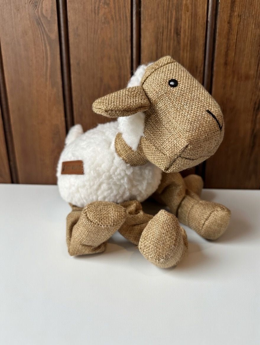 Lamb Dog Toy, Plushie, Internal Squeaker, Cuddly Friend For Your Dog