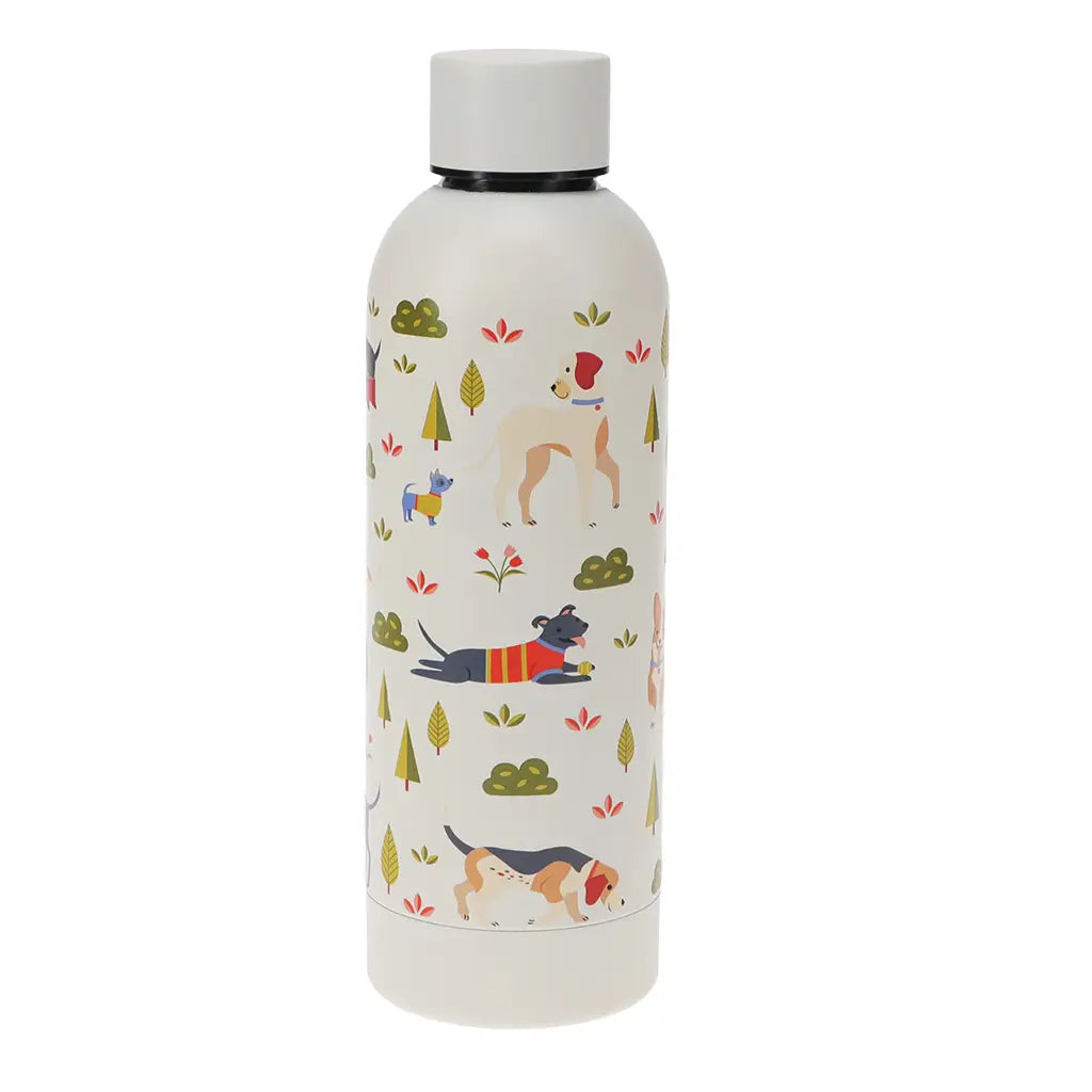 Drink Bottle - Dog Park Themed - 500ml Stainless Steel