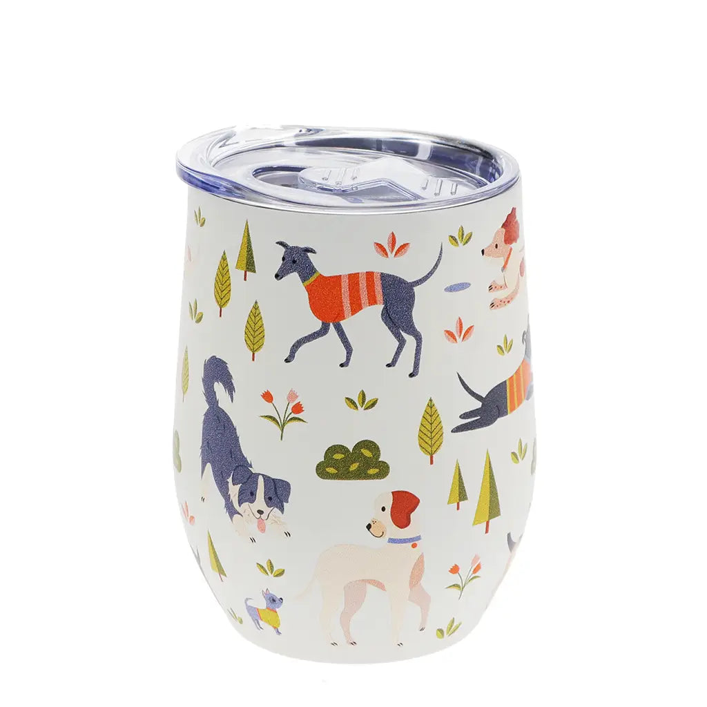 Travel Mug - Dog Park Themed - 350ml