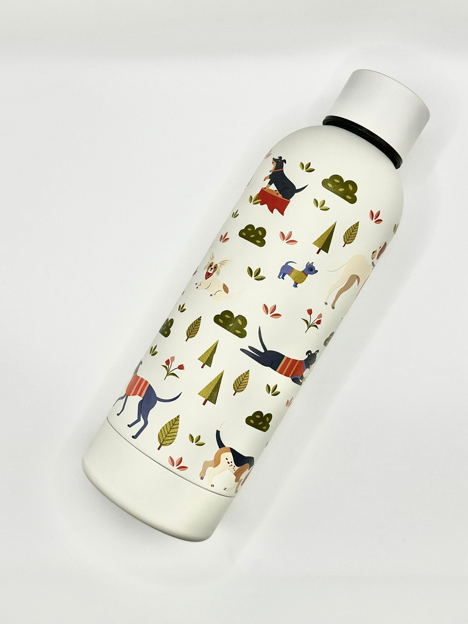 Drink Bottle - Dog Park Themed - 500ml Stainless Steel
