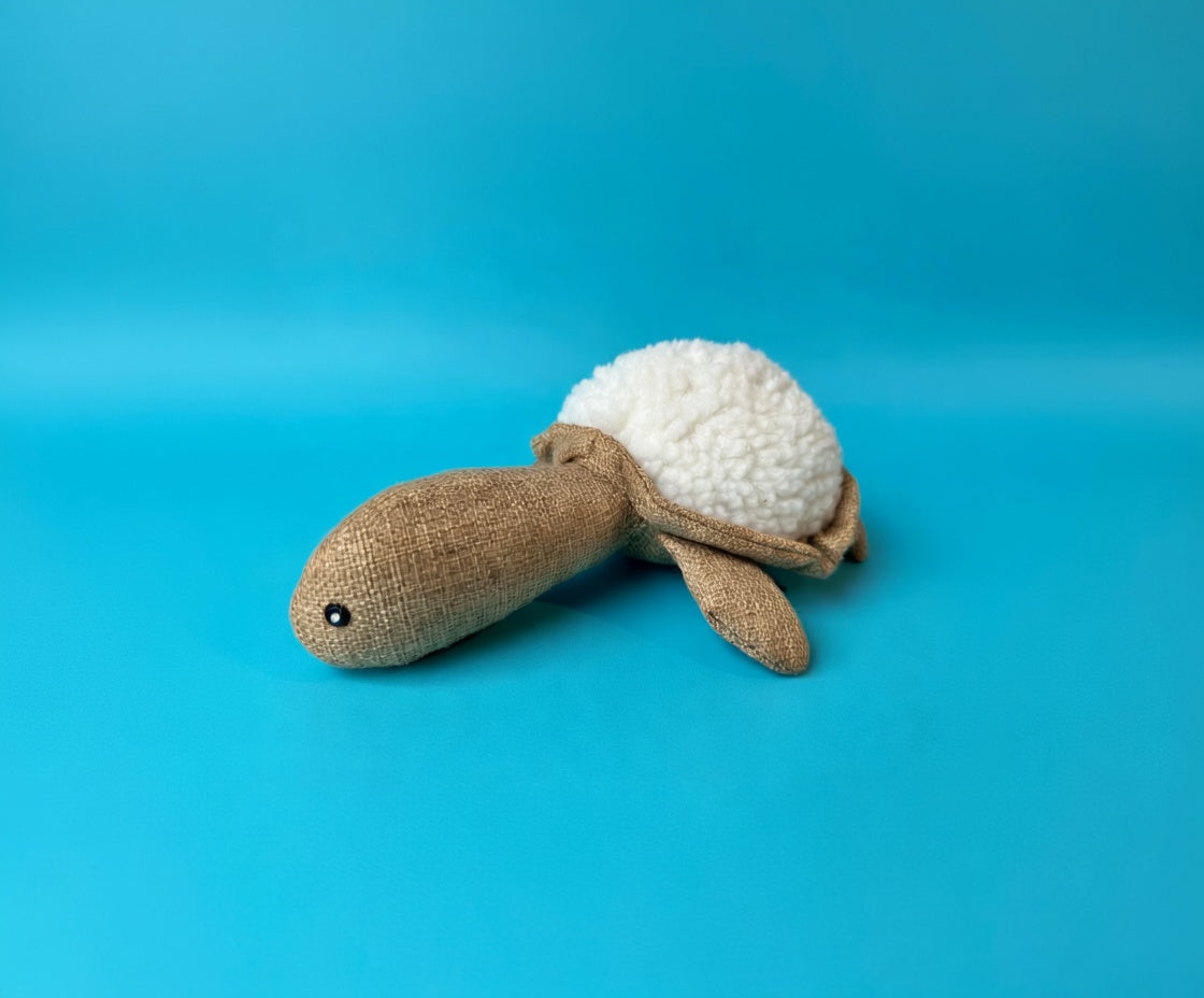 Turtle Dog Toy, Plushie, Internal Squeaker, Cuddly Friend For Your Dog